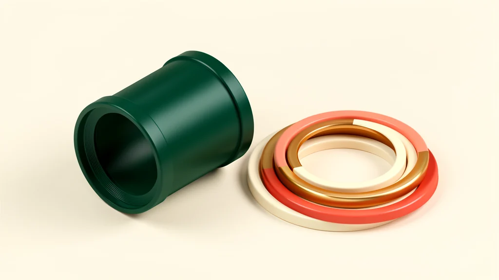 Об'єктив простої форми й кілька концентричних кілець поруч